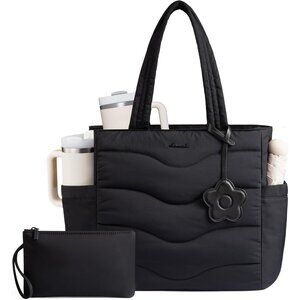 Fashionable Machine-Washable Tote Bag - Ideal for Work and Everyday Use